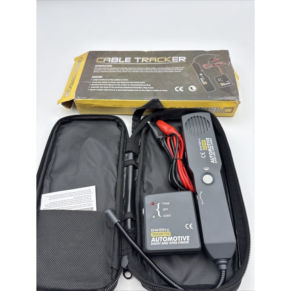 Cable Tracker Electrical, EM415 PRO Automotive Short & Open Finder, Wire